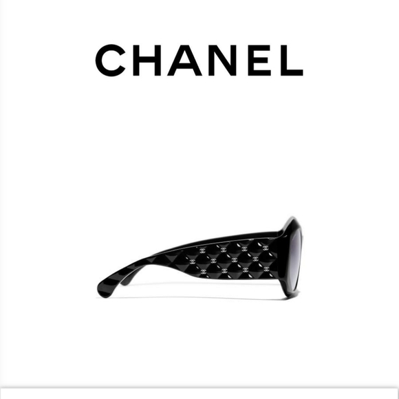 CHANEL .Black. Glasses : GREY CH5486 C760/S6 56-17Color (3) OVERSIZED - Picture 10 of 12